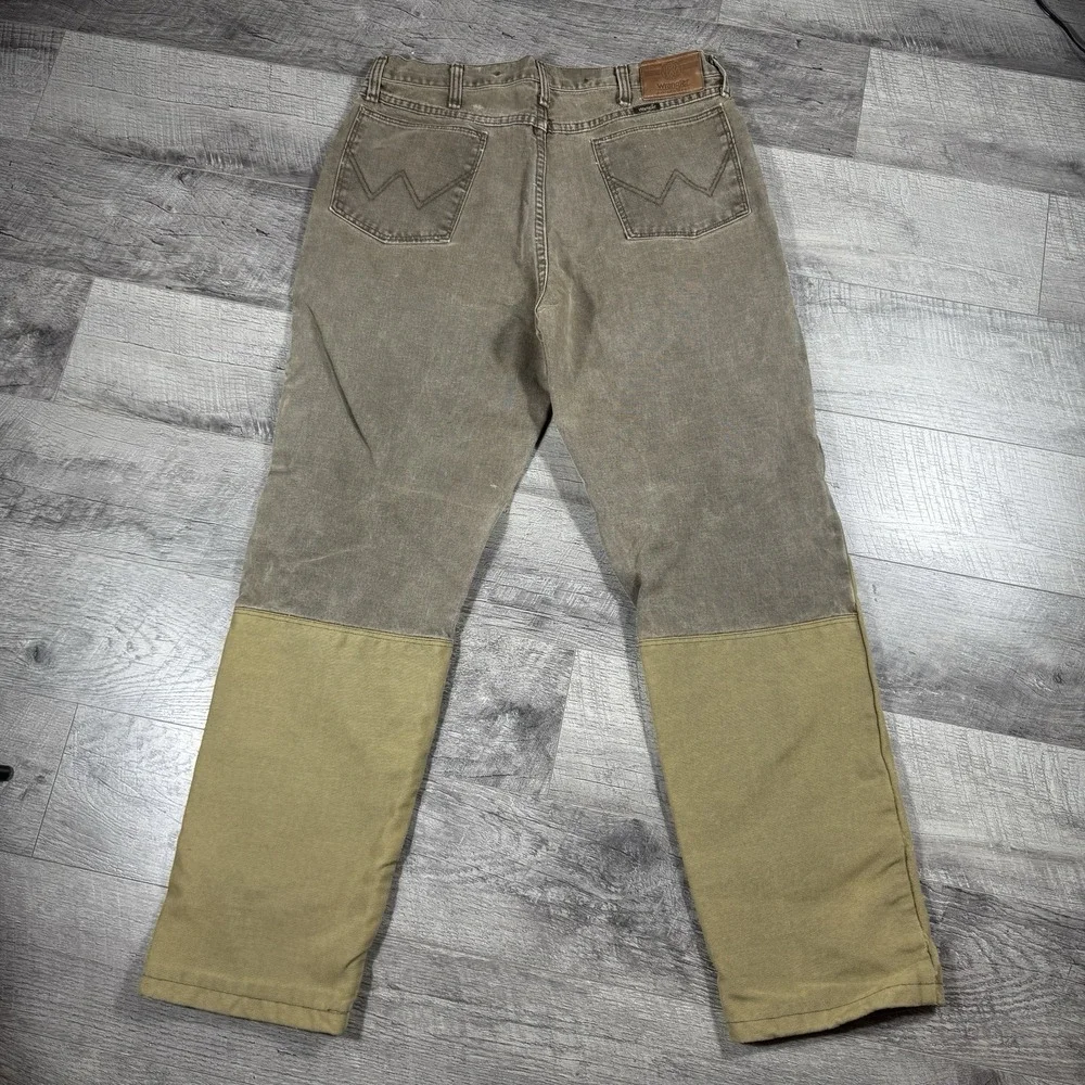 Vintage 80's Wrangler Rugged Gear Brush Field Pants 33145NB USA Made 34X31